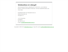 Tablet Screenshot of hedvigshowroom.se